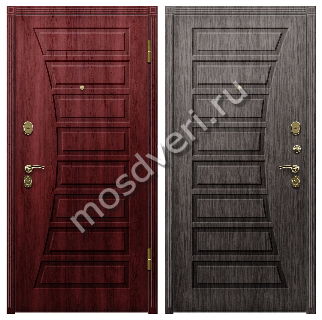 Железная дверь в квартиру с покрытием винорит - купить от производителя Мосдвери Железная дверь в квартиру с покрытием винорит